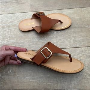 Brown sandals